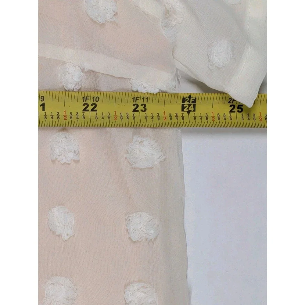 MIHOLL Dusty Pink & Ivory/Cream Swiss Dot Shift Dress XXL (2 dresses) - Picture 7 of 16